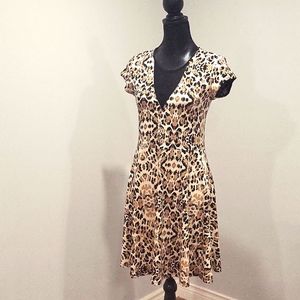 Adorable like new  Cheetah print dress sz L